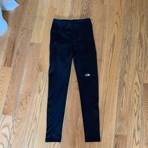 Black XS North Face Fleece Lined Leggings